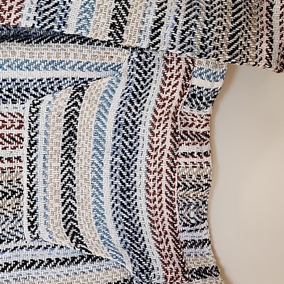 Baja  Stripe Hoodie with Front Pocket Multicolor Coogi  Size Meduim - Picture 6 of 16